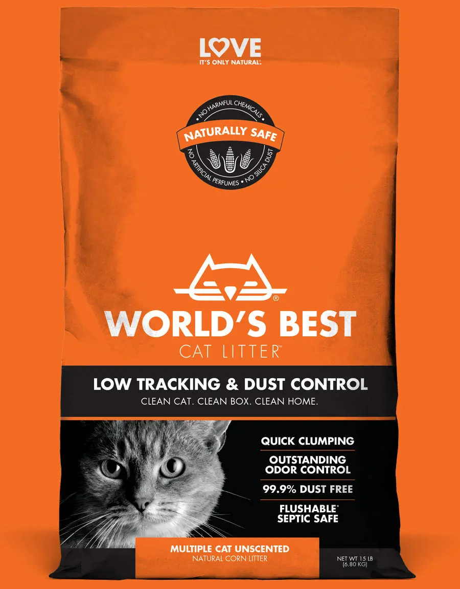 World's Best Cat Litter Low Tracking & Dust Control Cat Litter 1