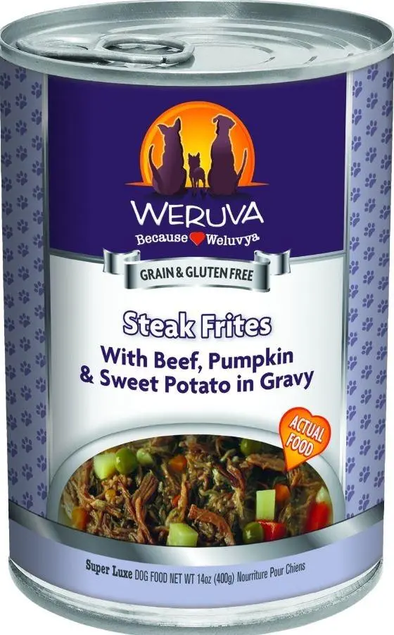 Weruva Steak Frites Canned Dog Food 1