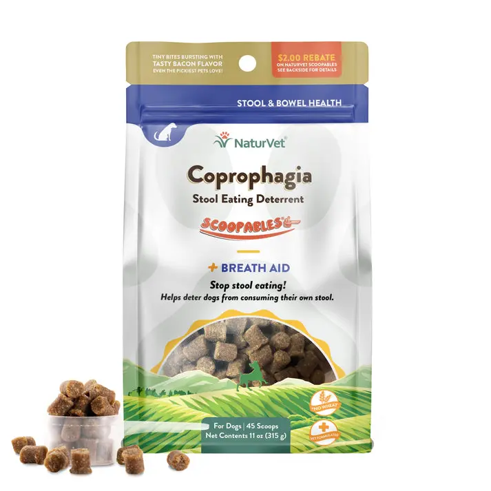Naturvet Scoopables Coprophagia Stool Eating Deterrent 1