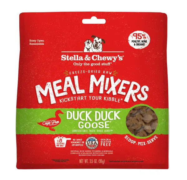 Stella & Chewy's Freeze Dried Duck Duck Goose Meal Mixers 1