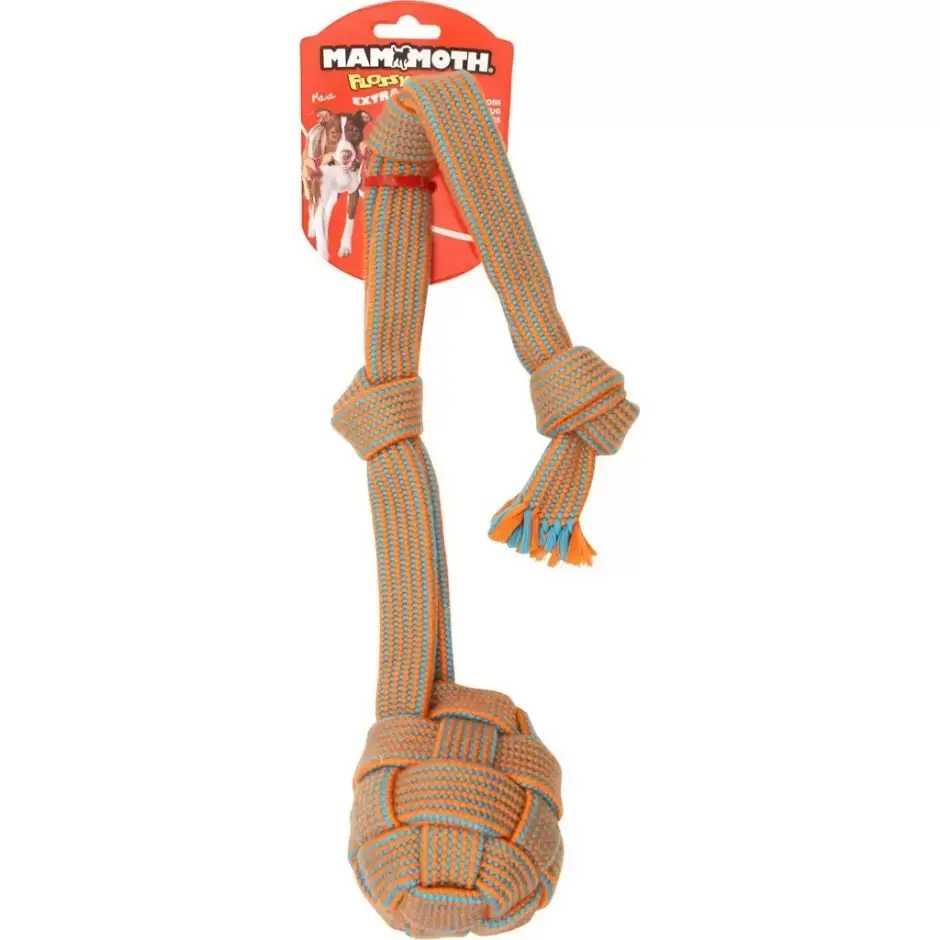 Mammoth Pet Products Extra Webbing Ball With Fling Handle 3