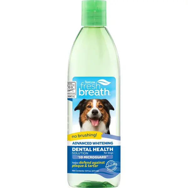 Tropiclean Fresh Breath Advanced Whitening Dental Health Solution For Dogs 1