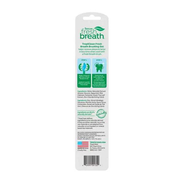 Tropiclean Fresh Breath Dental & Oral Care Brushing Gel For Pets 2