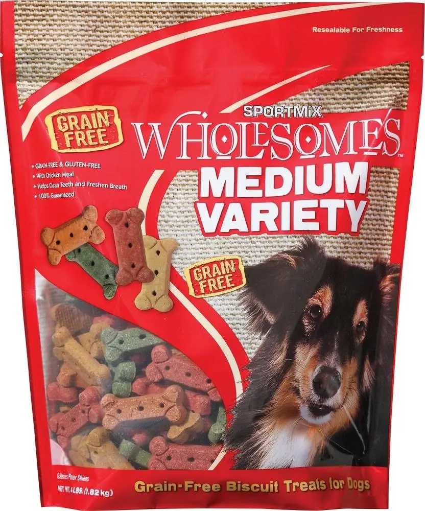 Wholesomes Medium Variety Biscuits Grain Free Dog Treats 1