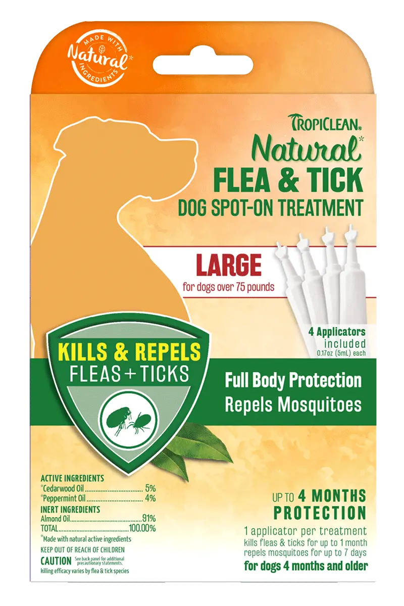 Tropiclean Natural Flea & Tick Spot-On Treatment 1