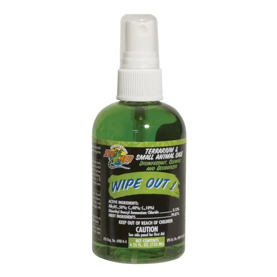 Zoo Med Wipe Out 1 Small Animal & Reptile Terrarium Cleaner Disinfectant 1