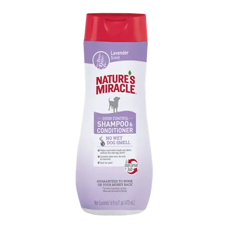 Nature's Miracle Odor Control Shampoo & Conditioner Lavender Scent 1