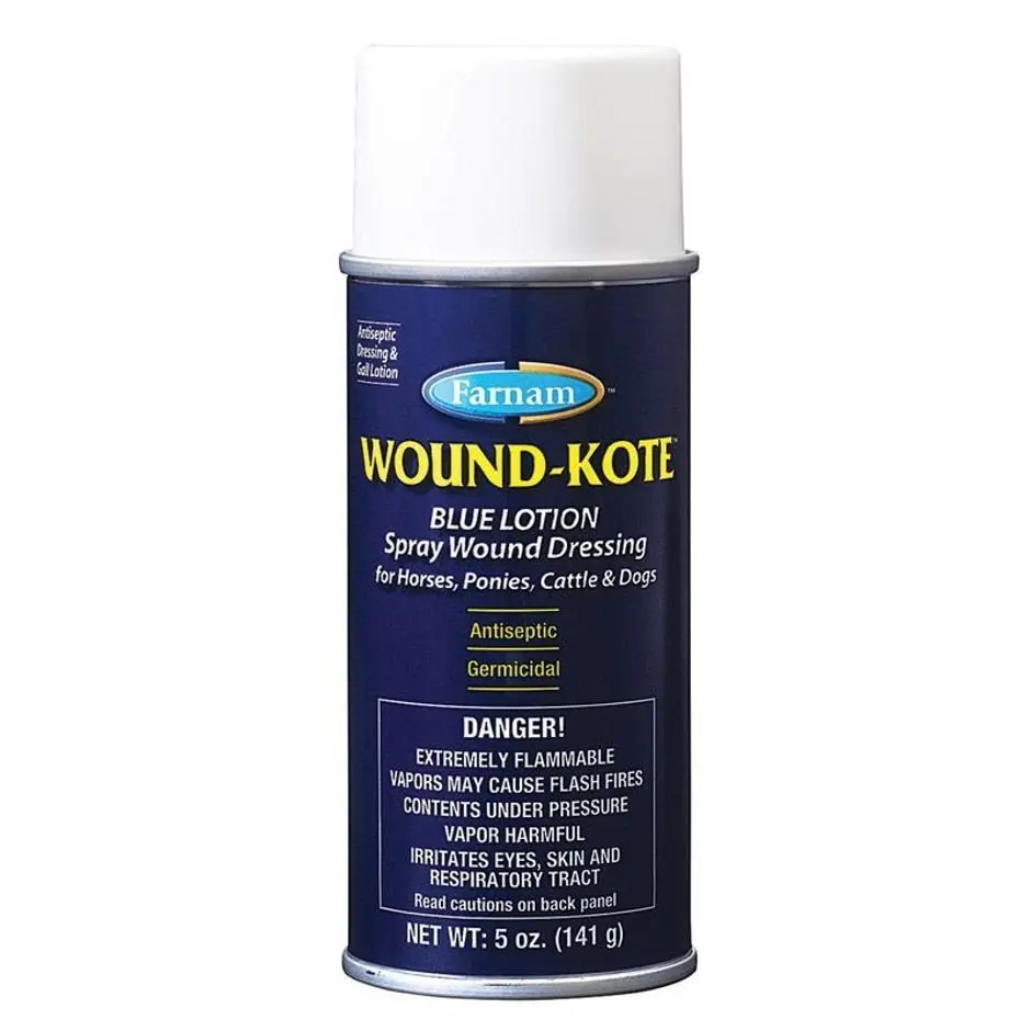 Farnam Wound-Kote Blue Lotion Spray Wound Dressing 1