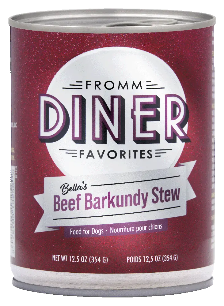 Fromm Diner Favorites Bella's Beef Barkundy Stew Dog Food 1