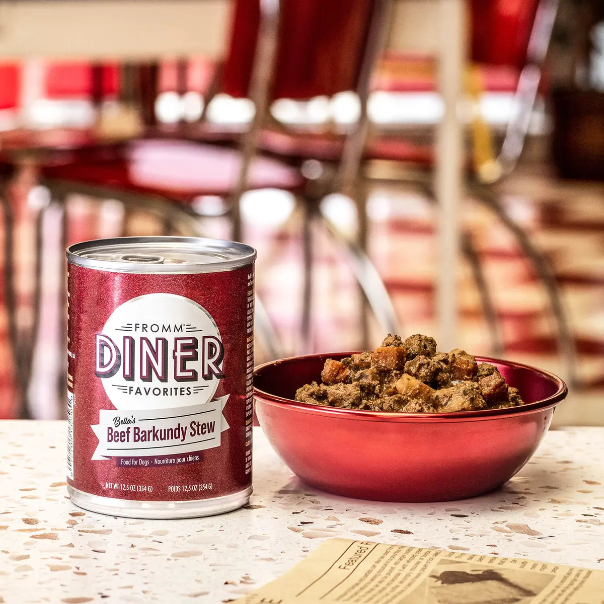 Fromm Diner Favorites Bella's Beef Barkundy Stew Dog Food 2