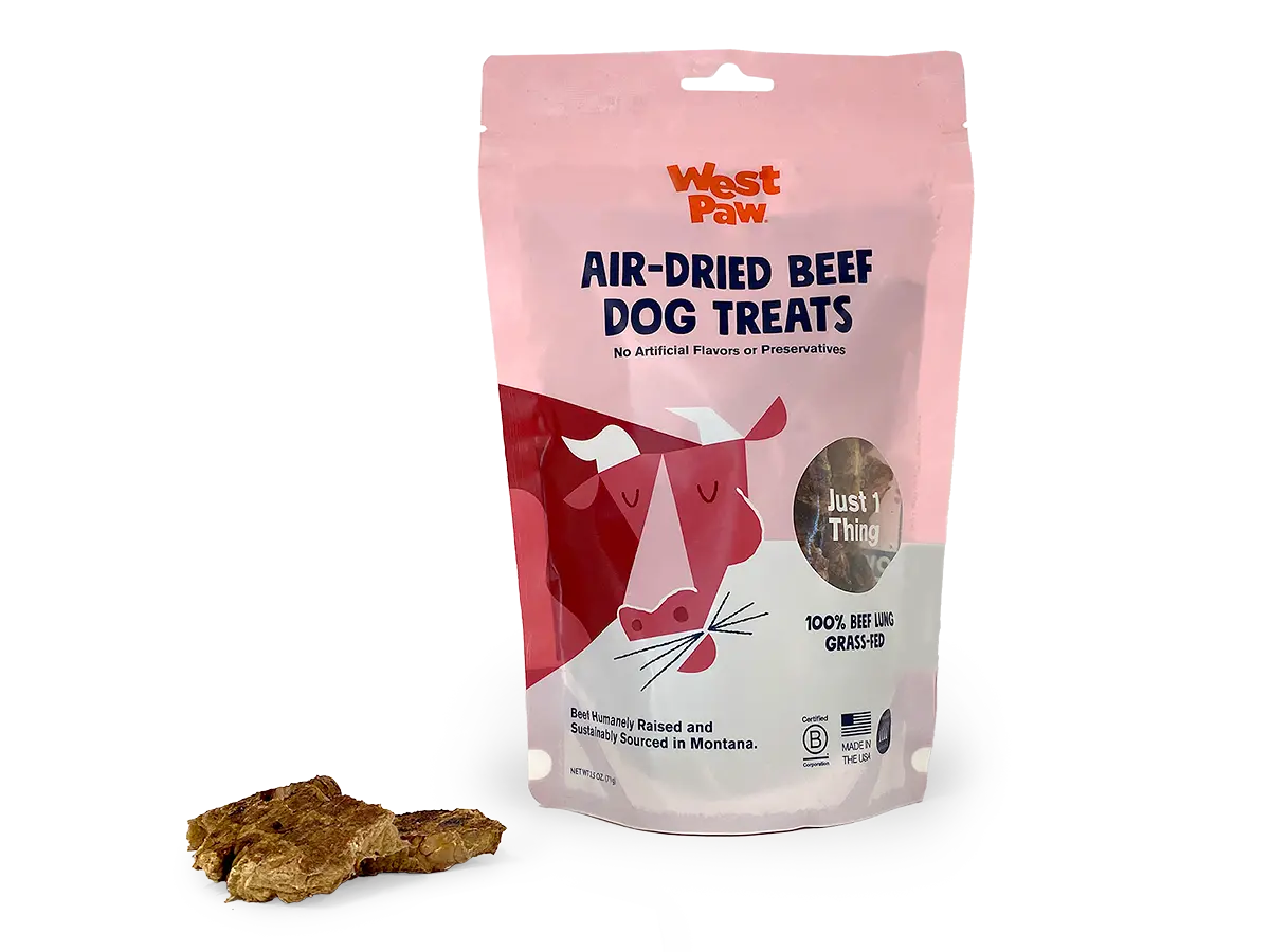 West Paw Air-Dried Beef Dog Treats 1