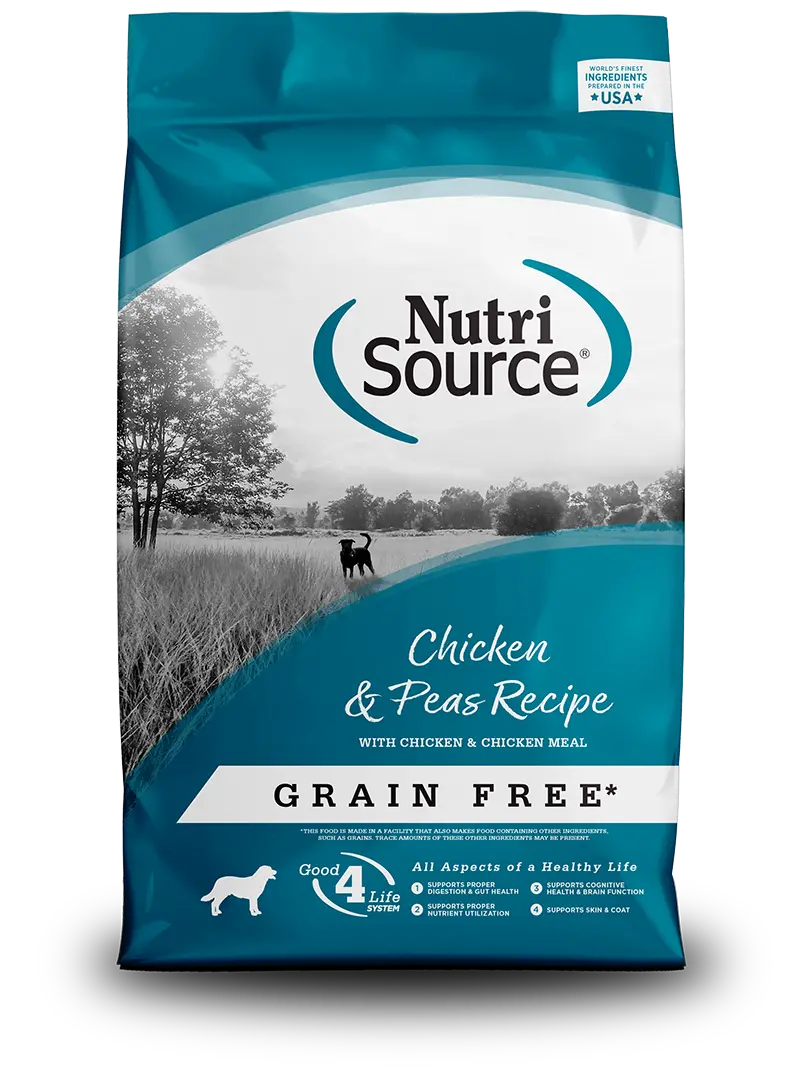Nutrisource® Chicken & Peas Recipe Healthy Grain Free Dry Dog Food 1