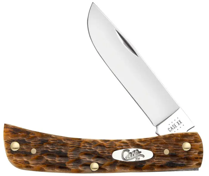 Case Peach Seed Jig Amber Bone Cs Sod Buster Jr® 1