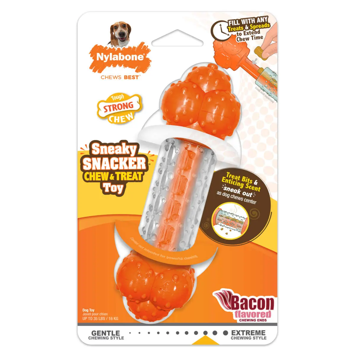 Nylabone Sneaky Snacker Dog Treat Toy 1