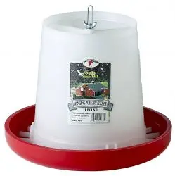 Miller Manufacturing 11 Pound Plastic Hanging Poultry Feeder 1