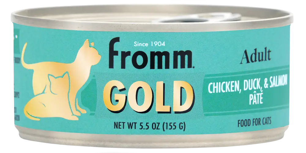 Fromm Gold Adult Chicken, Duck, & Salmon Pâté Cat Food 1