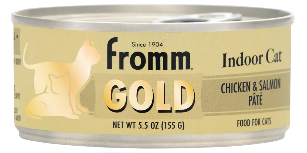 Fromm Gold Indoor Cat Chicken & Salmon Pâté Cat Food 1