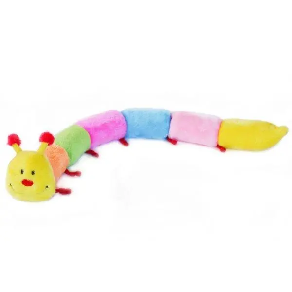 Zippypaws 6 Blaster Squeaker Caterpillar Plush Dog Toy 1