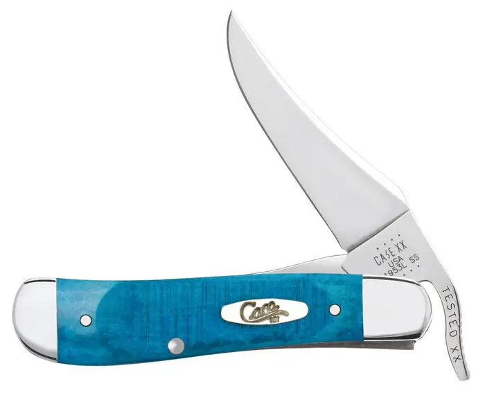 Case Sawcut Jig Caribbean Blue Bone Russlock® 1