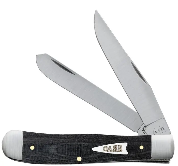 Case Smooth Black Micarta® Trapper 1