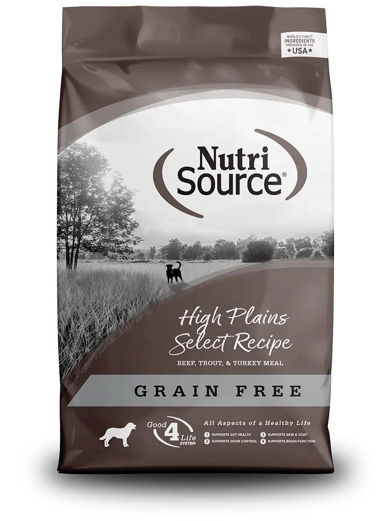 Nutrisource® Grain Free High Plains Select Recipe Dog Food 1