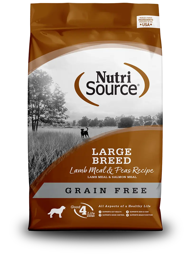 Nutrisource® Grain Free Large Breed Lamb Meal & Peas Recipe 1
