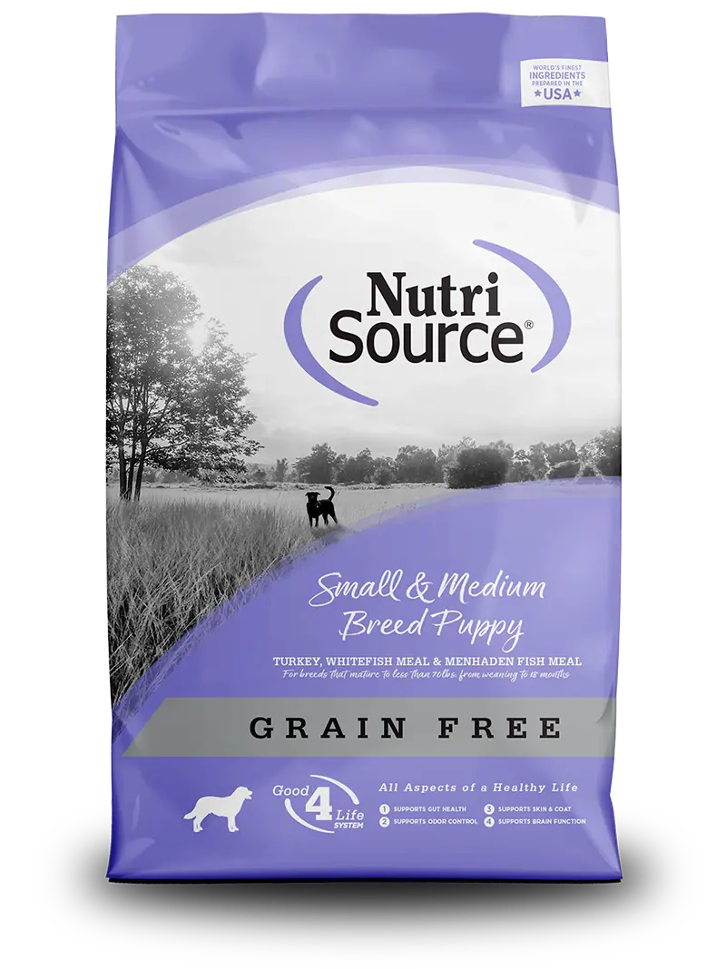 Nutrisource® Grain Free Small & Medium Breed Puppy Food 1