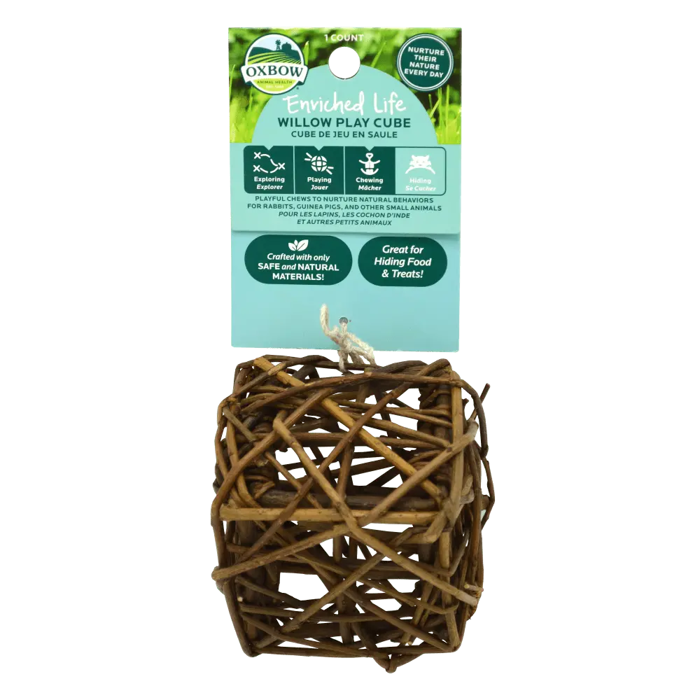 Oxbow Animal Health Enriched Life - Willow Play Cube 1