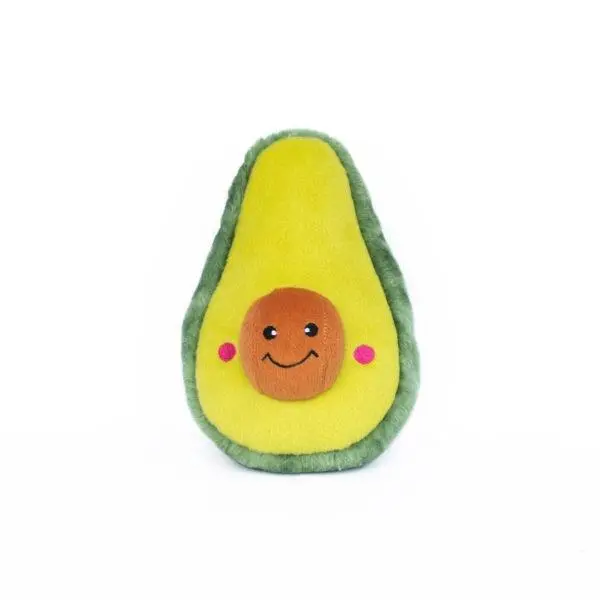 Zippypaws Nomnoms Plush Avocado Dog Toy 1
