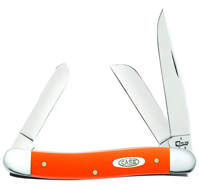 Case Smooth Orange Synthetic Medium Stockman 1