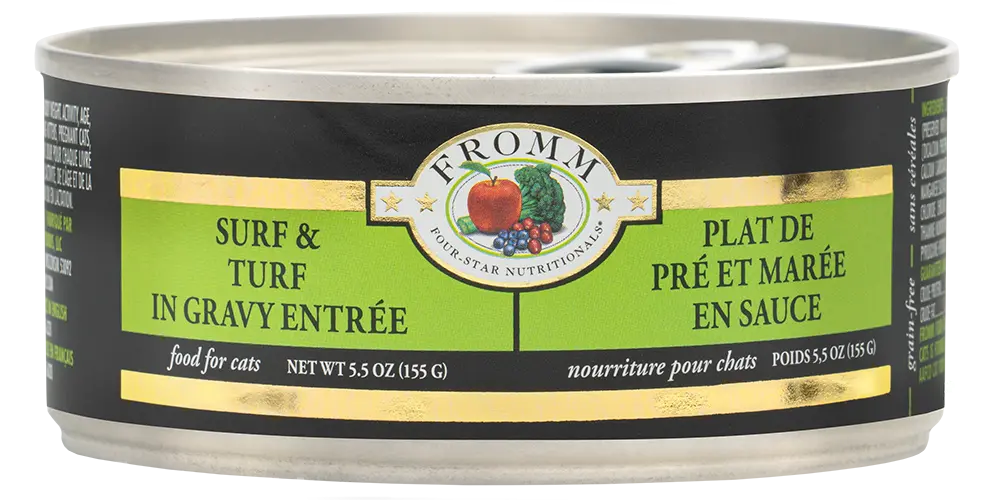 Fromm Four-Star Surf &Turf In Gravy Entrée Cat Food 1
