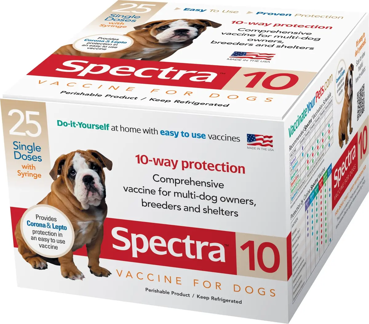 Durvet Spectra 10 Dog Vaccine With Syringe 1