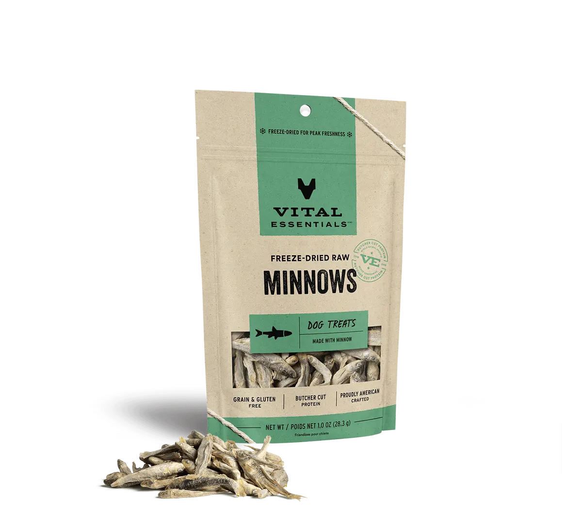 Vital Essentials Freeze Dried Raw Minnows Dog Treats 2