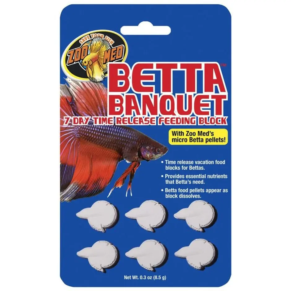 Zoo Med Betta Banquet 7 Day Time Release Feeding Block 1