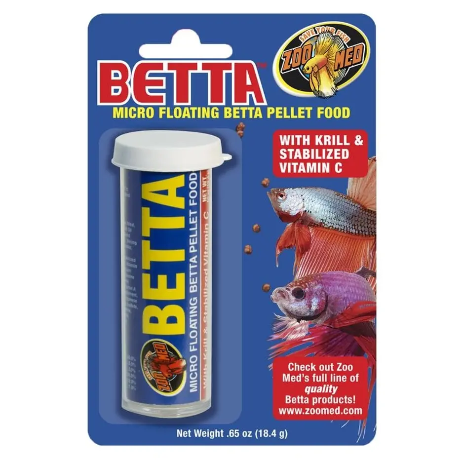 Zoo Med Betta Micro Floating Betta Pellet Food 1