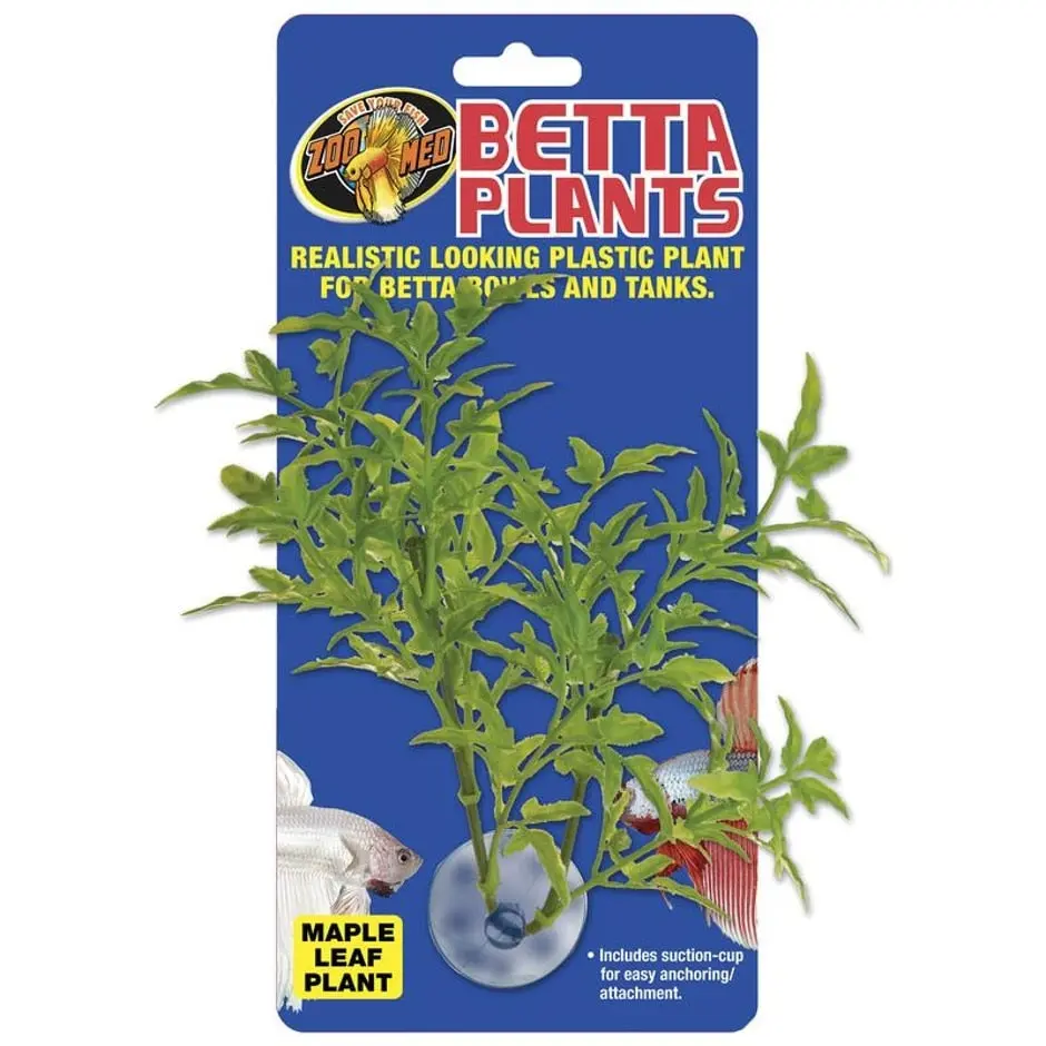 Zoo Med Betta Plants Maple Leaf Plastic Plant 1