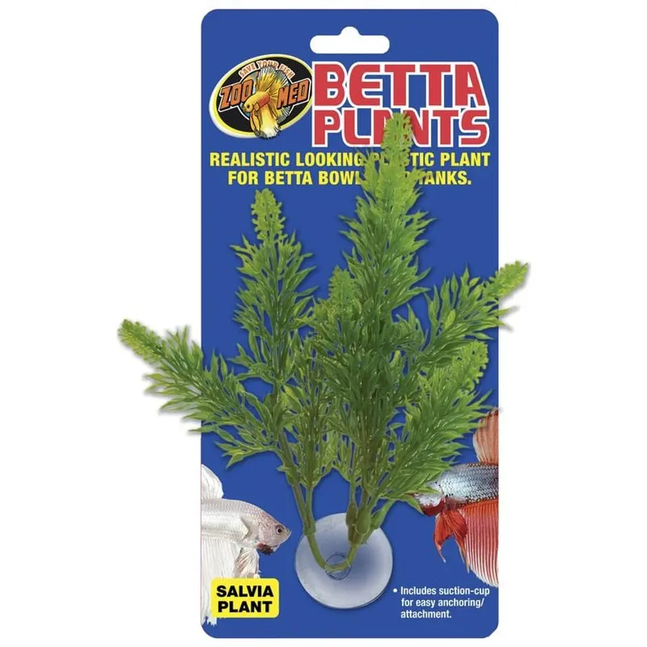Zoo Med Betta Plants Salvia Plastic Plant 1