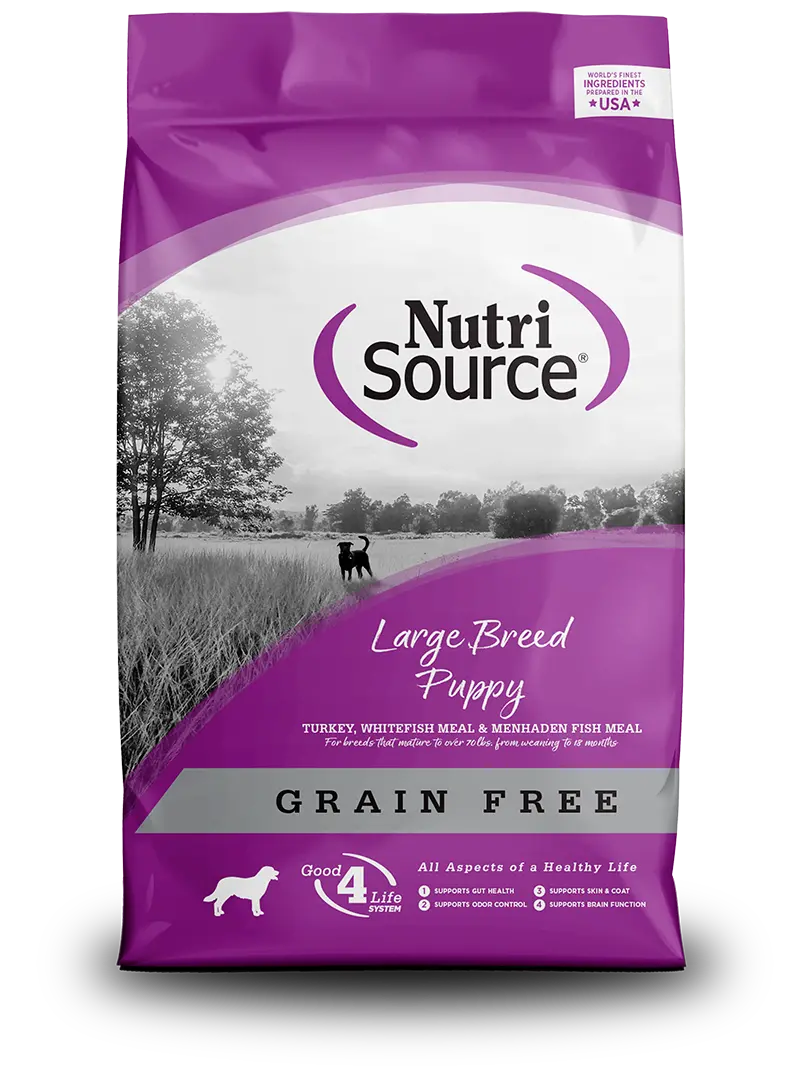 Nutrisource® Grain Free Large Breed Puppy Recipe Dog Food 1
