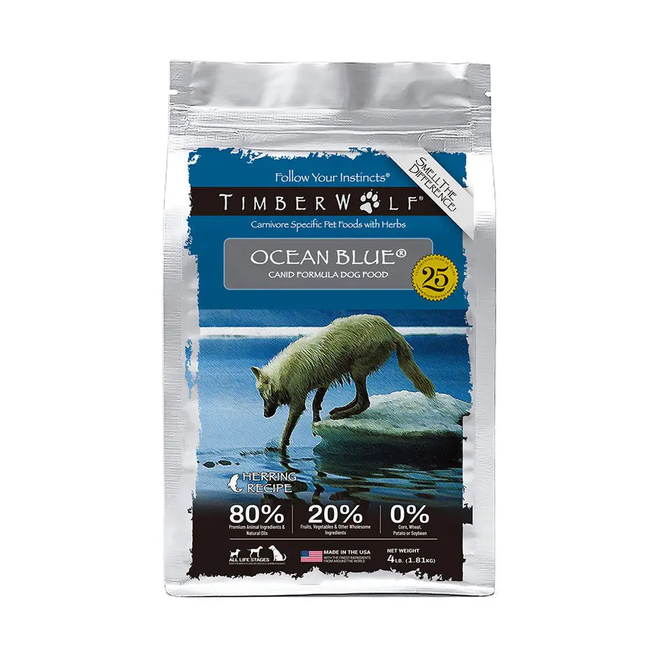 Timber Wolf Ocean Blue® Legends Dog Food 1