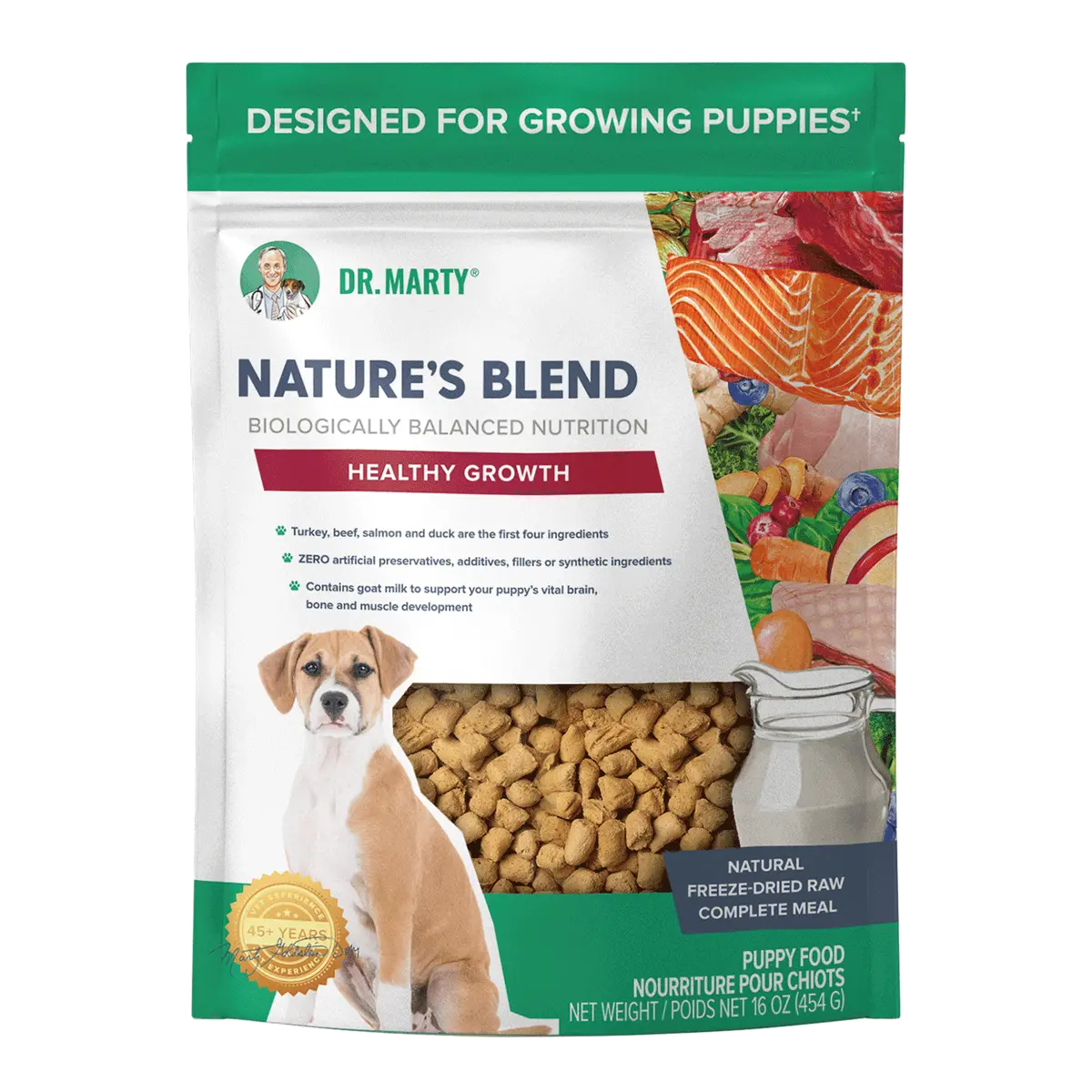 Dr. Marty Nature’S Blend Healthy Growth Premium Freeze-Dried Raw Puppy Food Designed For Growing Puppies 1