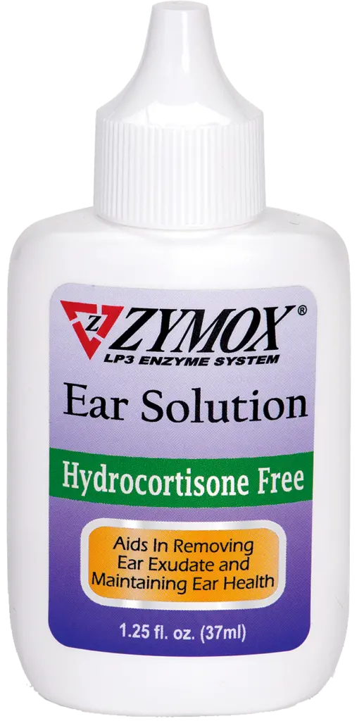 Zymox Enzymatic Ear Solution Hydrocortisone Free 1