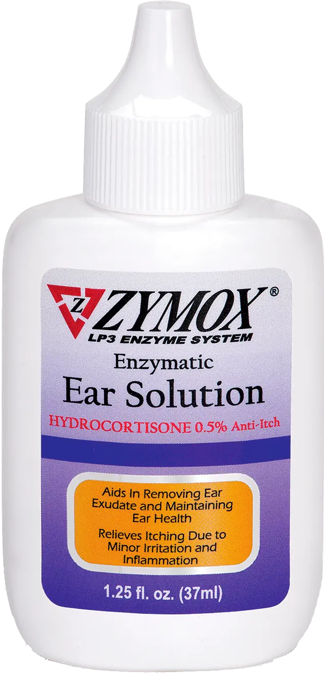 Zymox Enzymatic Ear Solution With 0.5% Hydrocortisone 1