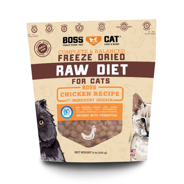 Boss Dog® Brand Freeze Dried Raw Diet For Cats 1