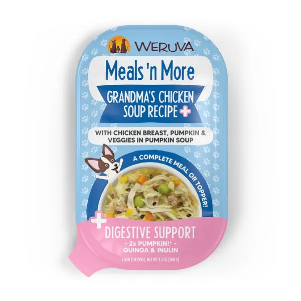 Weruva Meals 'N More Grandma's Chicken Soup Recipe Plus With Chicken Breast, Pumpkin & Veggies In Pumpkin Soup 1