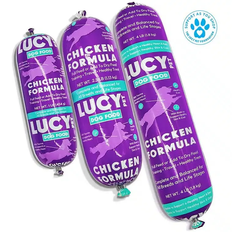 Lucy Pet™ Chicken Formula Dog Food Roll 1