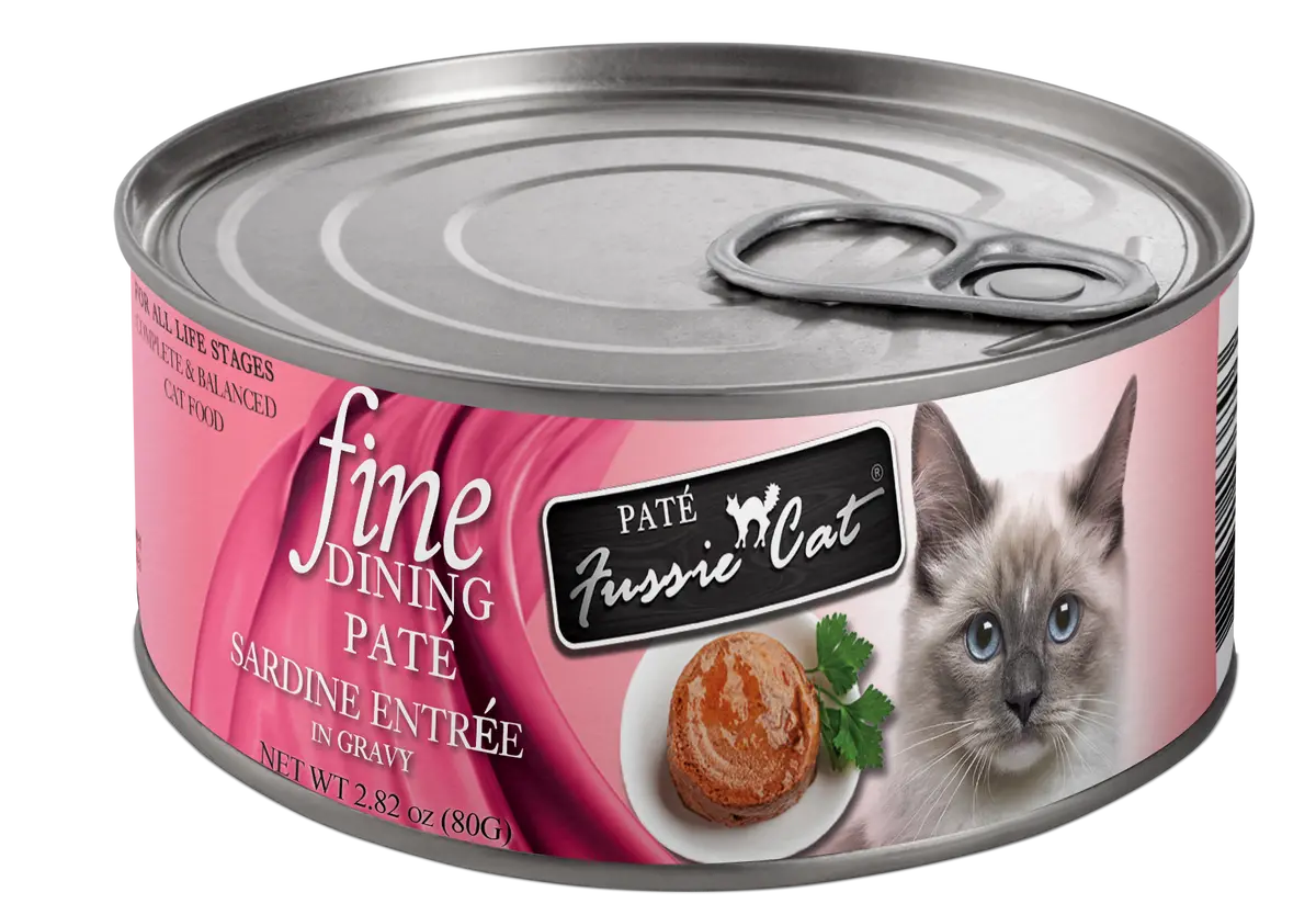 Fussie Cat Fine Dining - Pate - Sardine Entree In Gravy 1