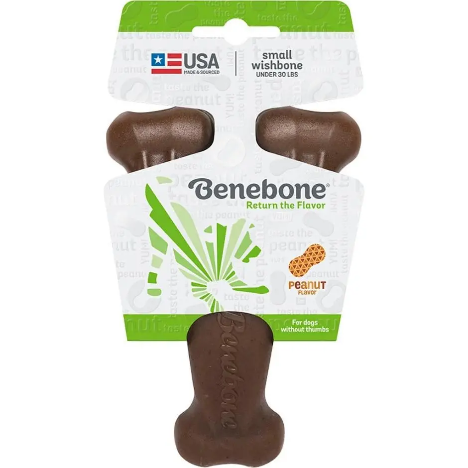 Benebone Peanut Butter Wishbone 1