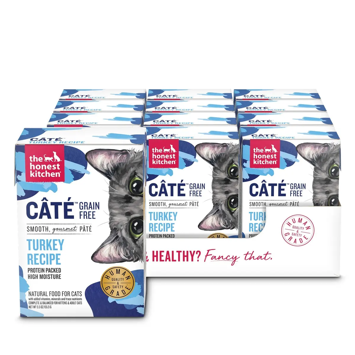 The Honest Kitchen Grain Free Pate Turkey Recipe Wet Cat Food 1