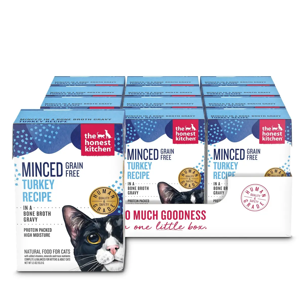 The Honest Kitchen Minced Turkey In Bone Broth Gravy Wet Cat Food 1