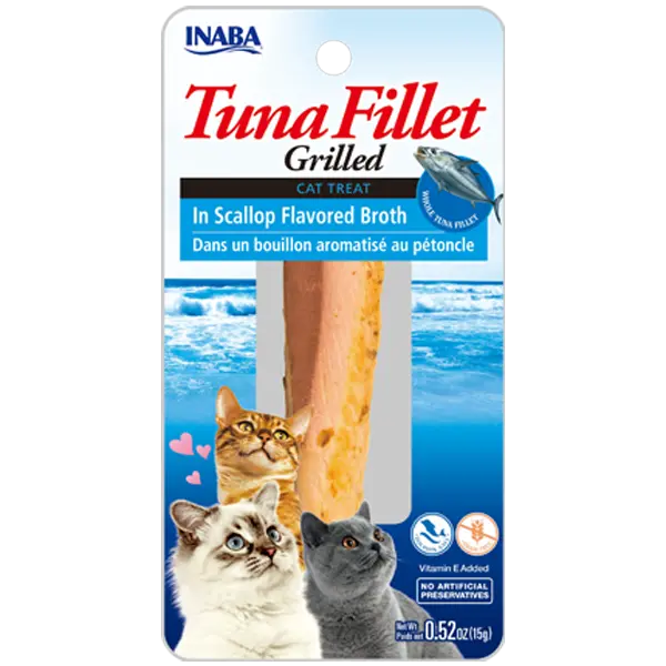 Inaba Grilled Tuna Fillet In Scallop Flavored Broth For Cats 1